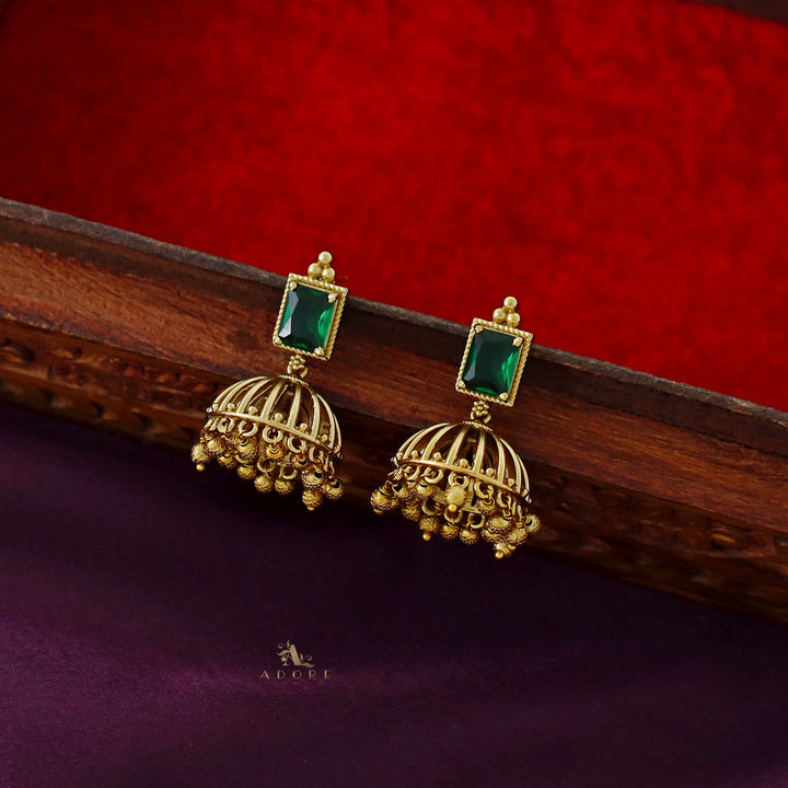 Varenya Gold Ball Jhumka