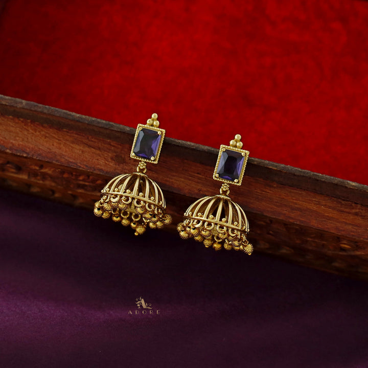 Varenya Gold Ball Jhumka