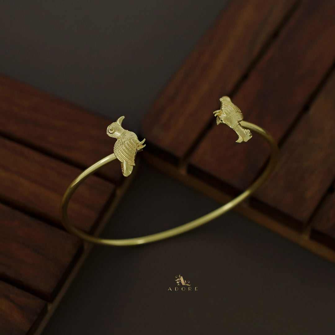 Dual Golden Bird Bangle