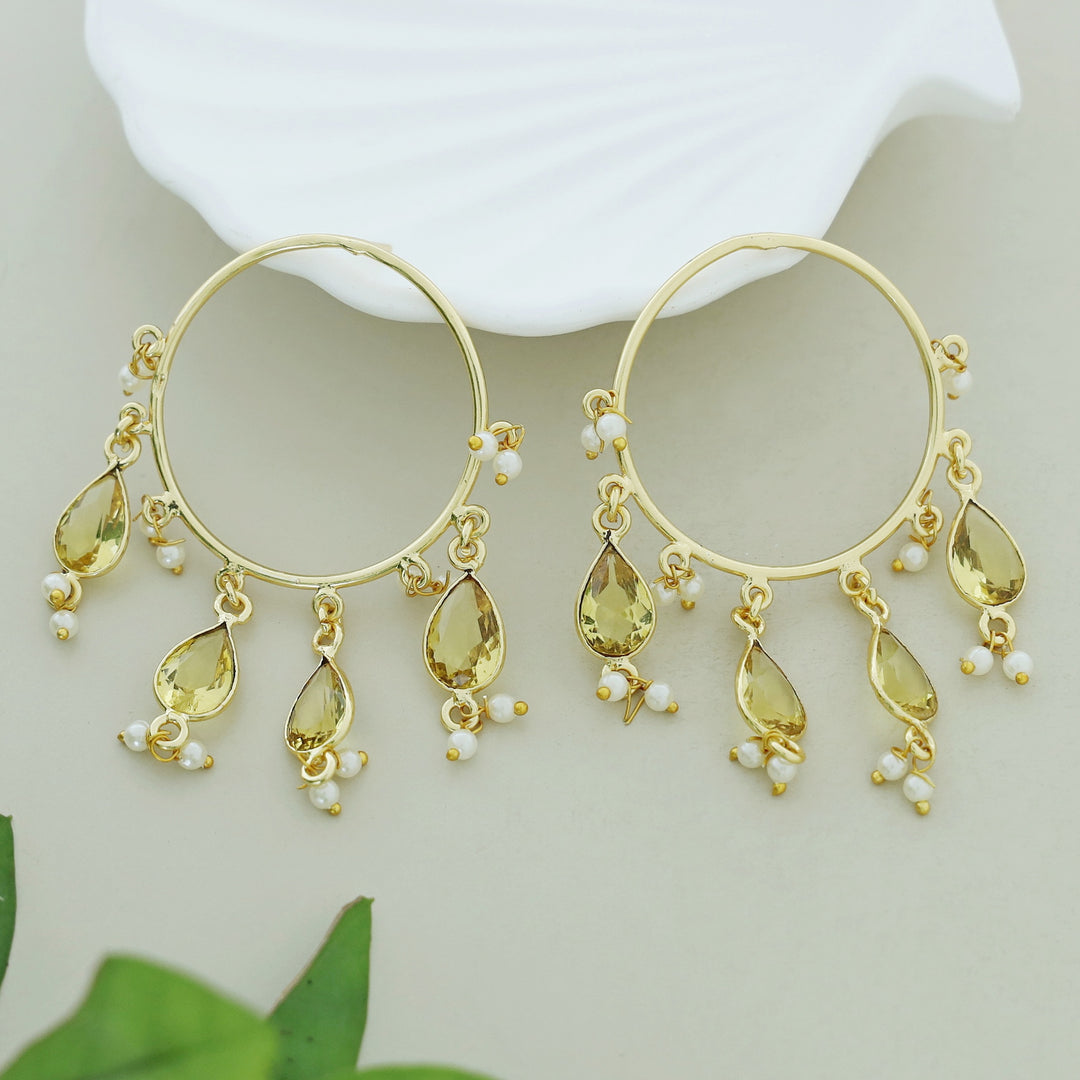 Jazzlyn Glossy Pearl  Earring
