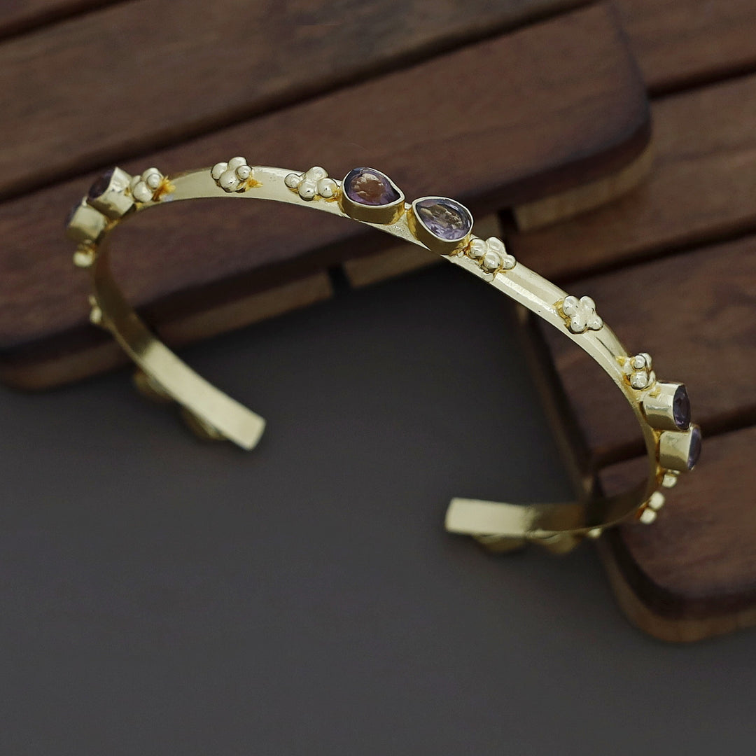 Dia Golden Glossy Bangle