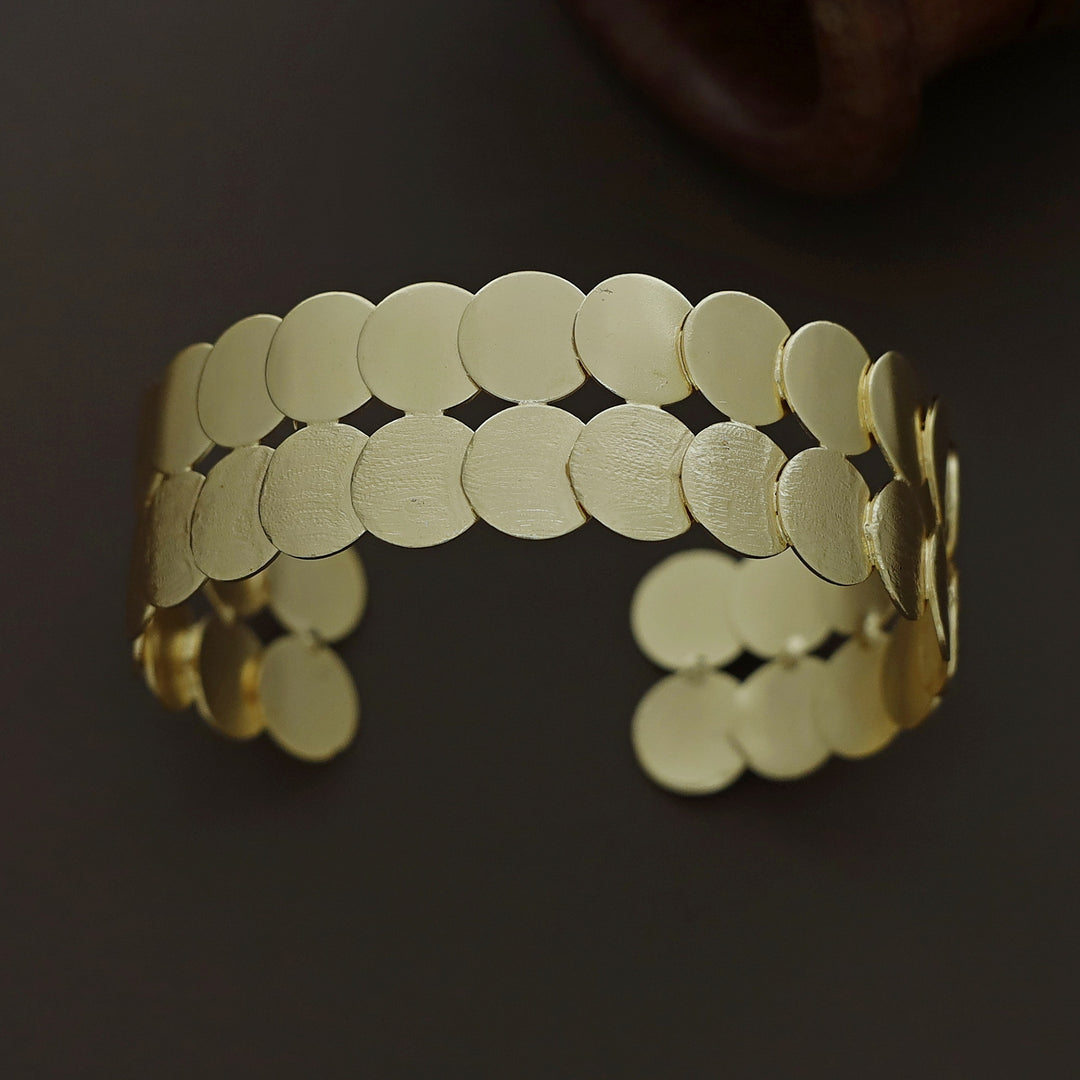 Sera Golden 2 Layer Coin Bangle