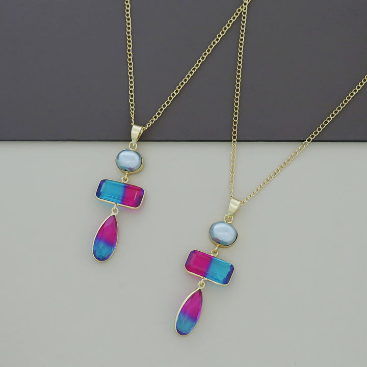 Laya Glossy And Pearl Neckpiece