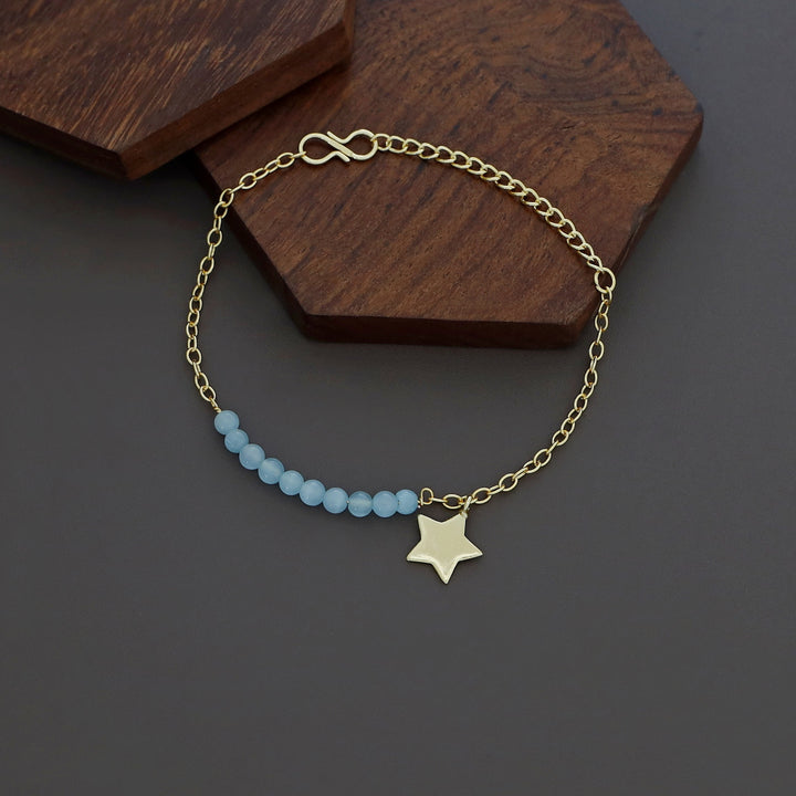 Zahrah Golden Star Beaded Bracelet