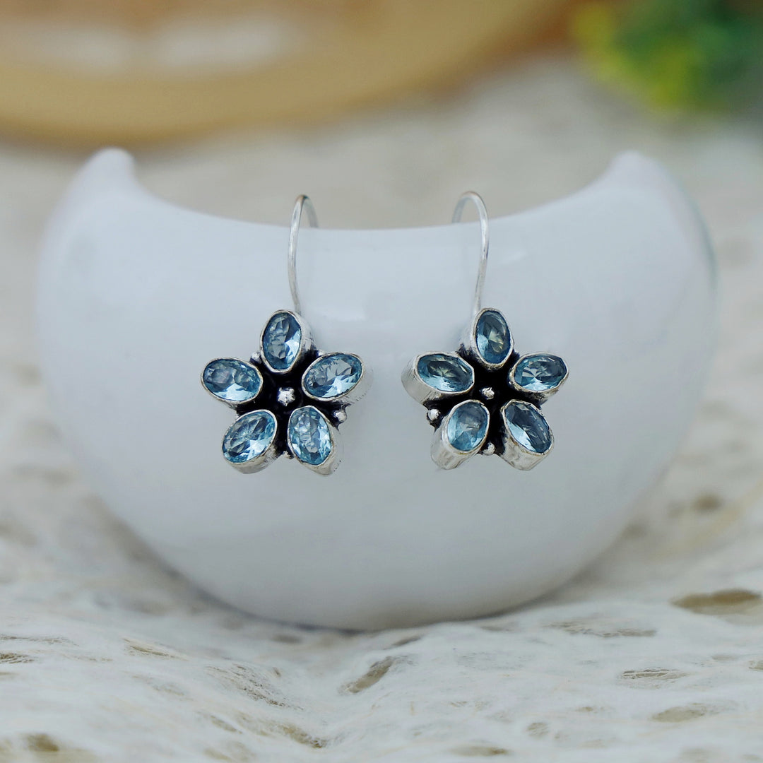 Pillan Flower Drop Earring