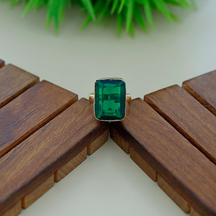 Single Stone Ring (Colour Options) Medium Size