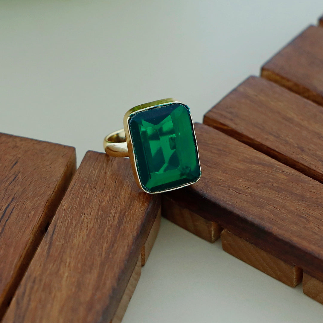 Single Stone Ring (Colour Options) Medium Size