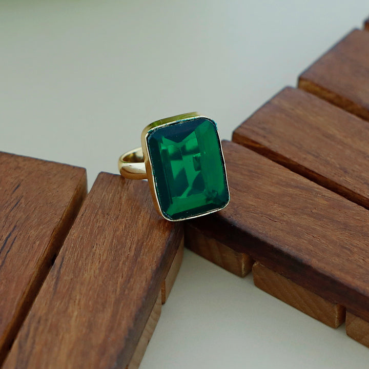 Single Stone Ring (Colour Options) Medium Size