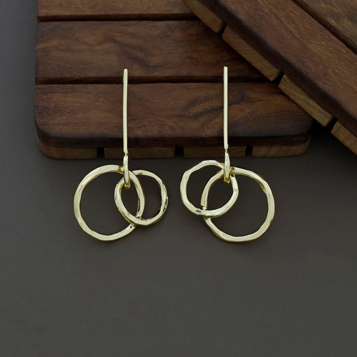 Pamela Golden Circle Earring