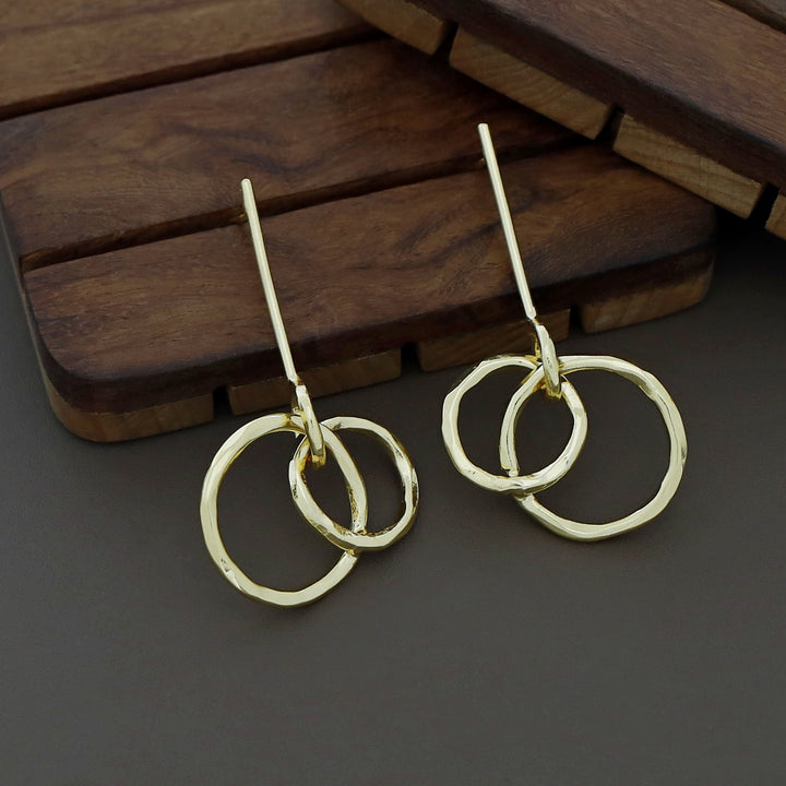 Pamela Golden Circle Earring