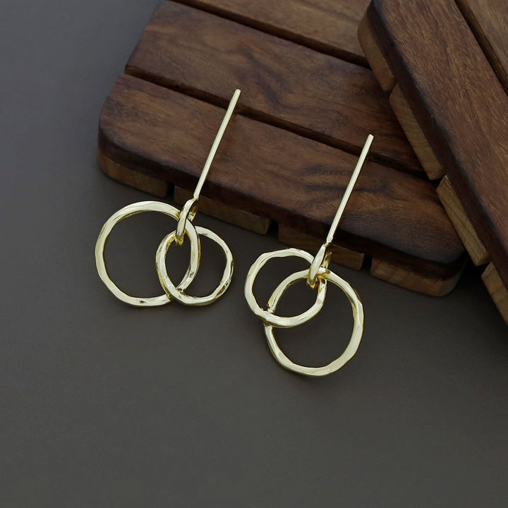Pamela Golden Circle Earring