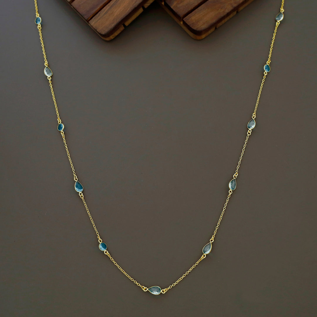11 Stone Multicolour Long Chain