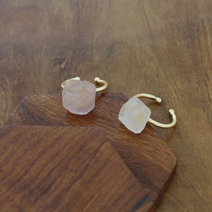 Mawar Raw Stone Ring
