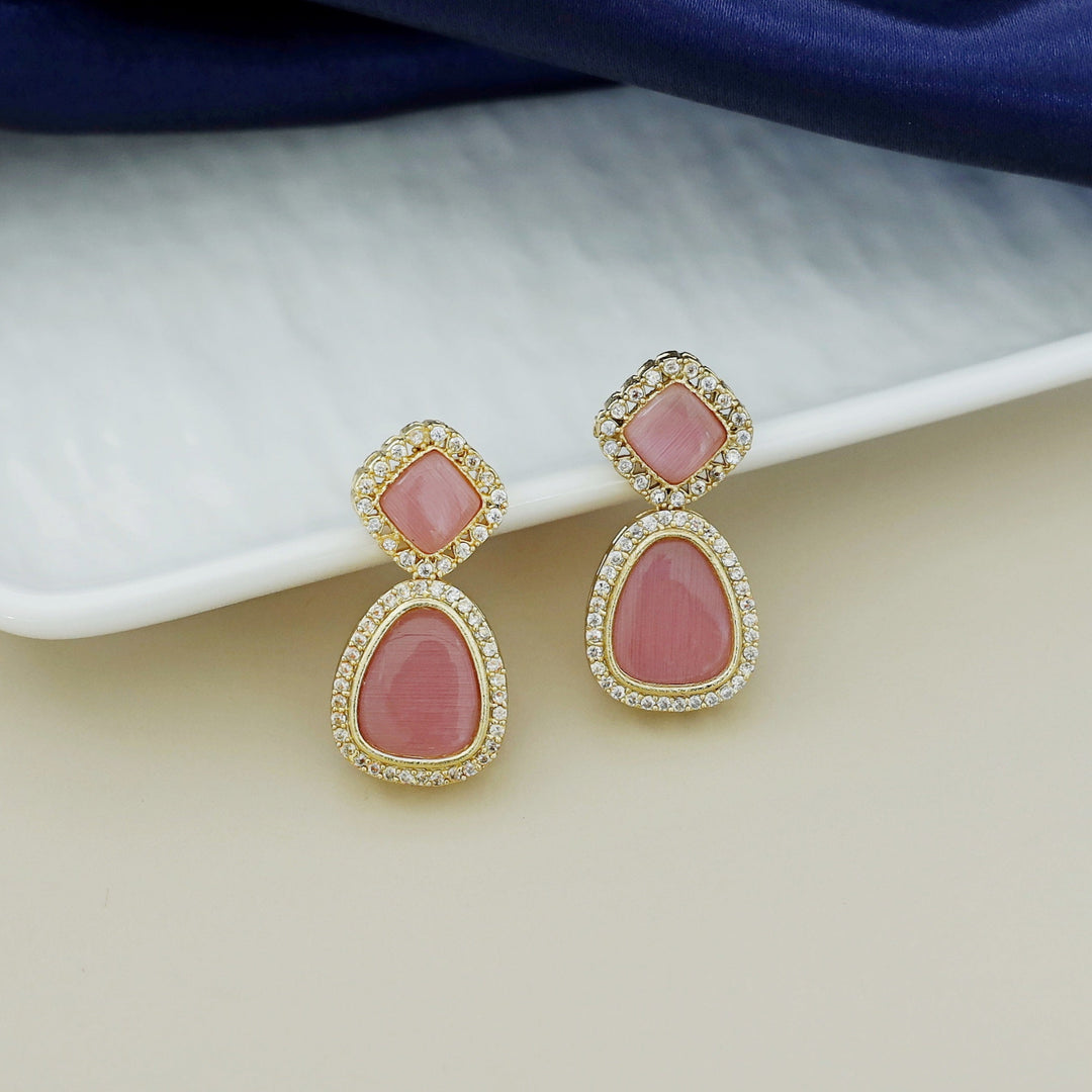 Golden Ednova Glossy Earring