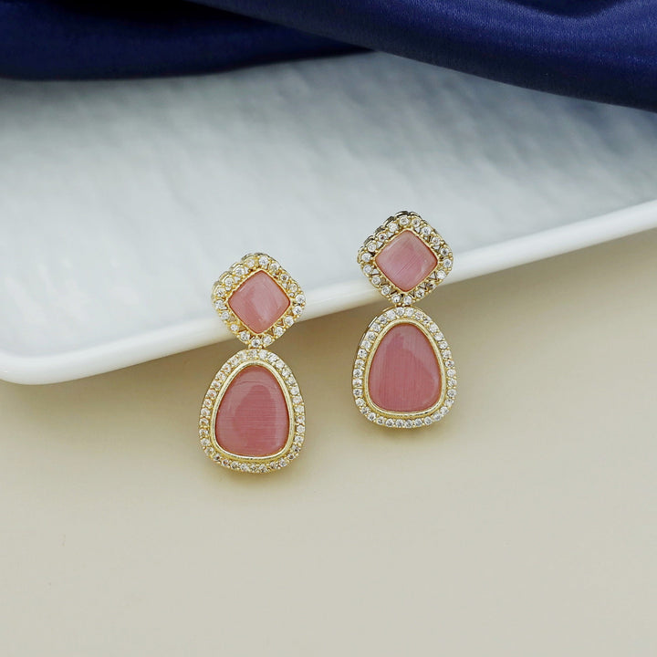 Golden Ednova Glossy Earring