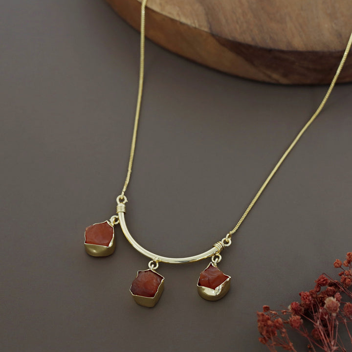 Amba Three Stone Neckpiece