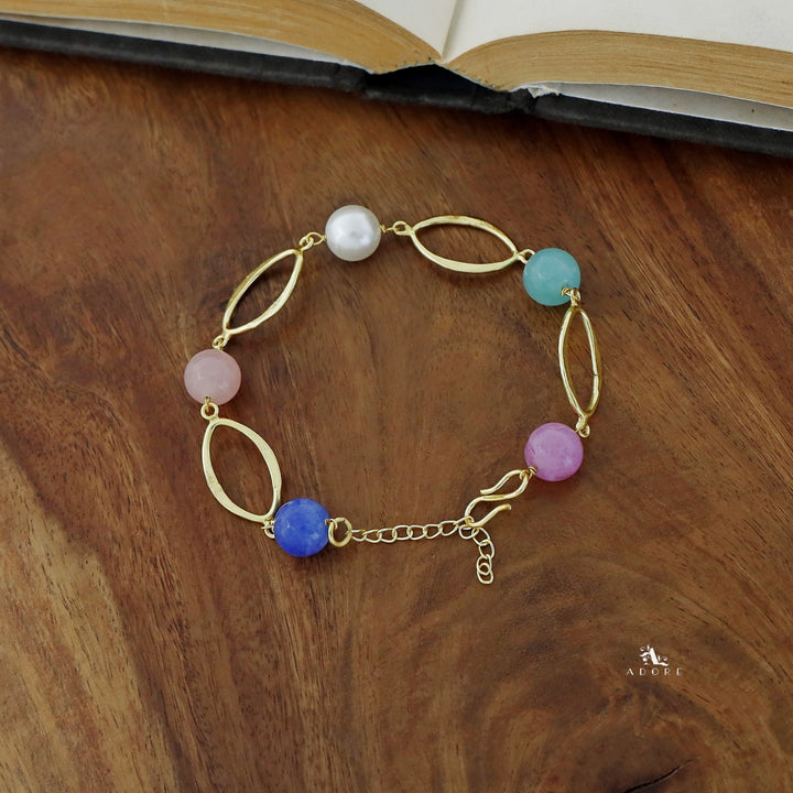 Mineralia Oval Beads Bracelet