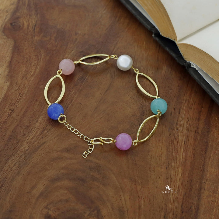 Mineralia Oval Beads Bracelet