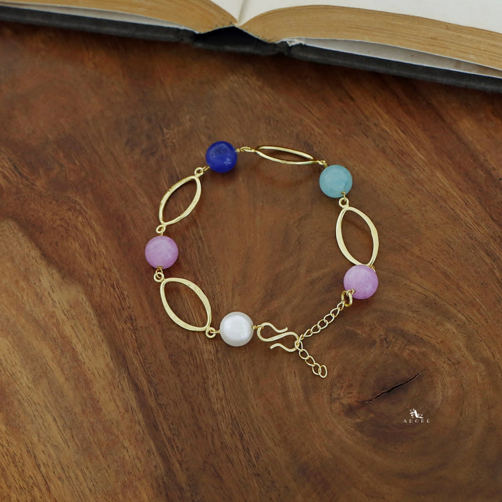 Mineralia Oval Beads Bracelet