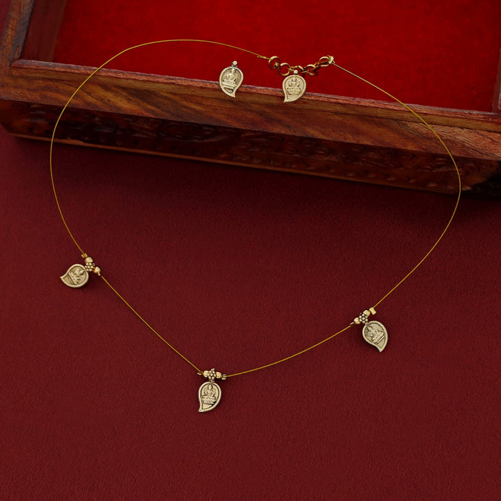 Moksha Mango String Neckpiece With Stud