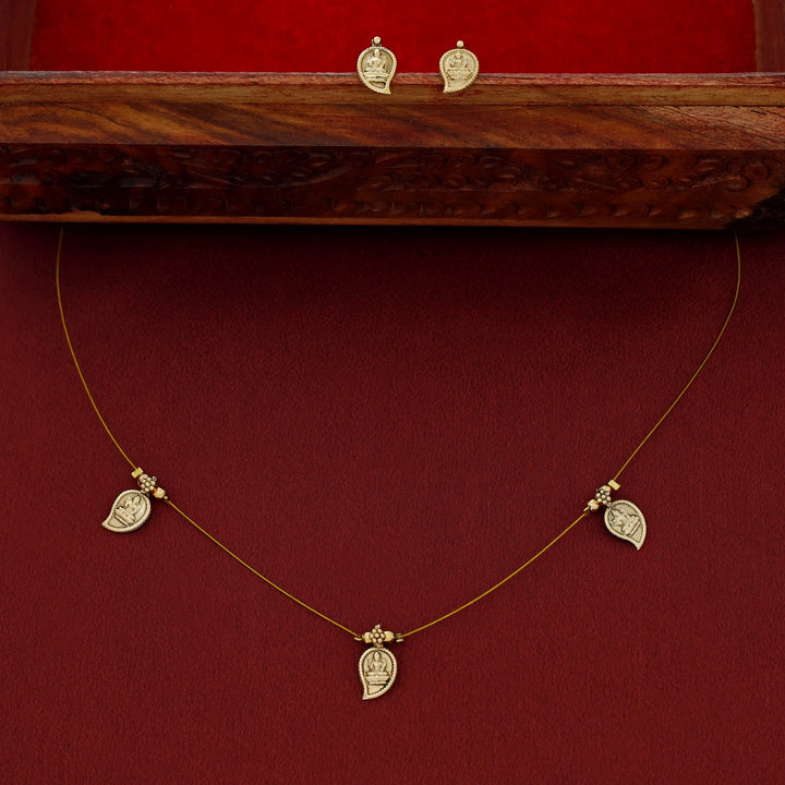 Moksha Mango String Neckpiece With Stud