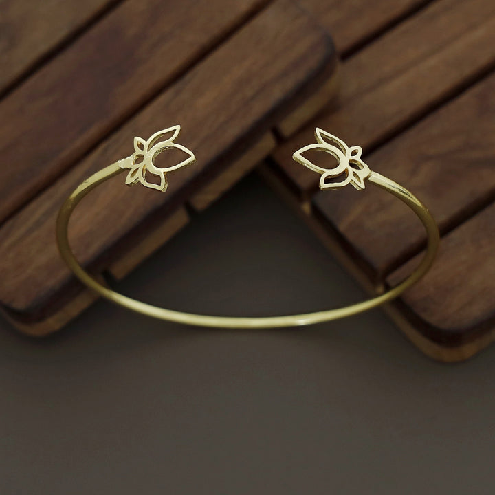 Ilov Dual Lotus Golden Bangle