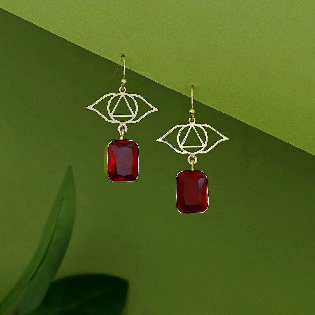 Harvi Golden Rectangle Glossy Drop