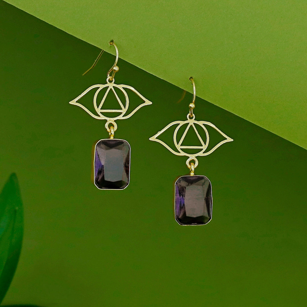 Harvi Golden Rectangle Glossy Drop