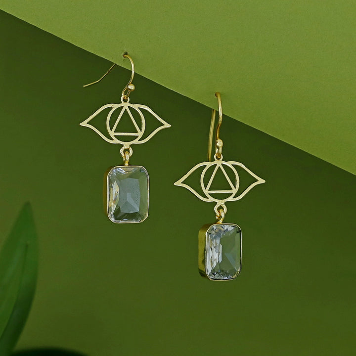 Harvi Golden Rectangle Glossy Drop