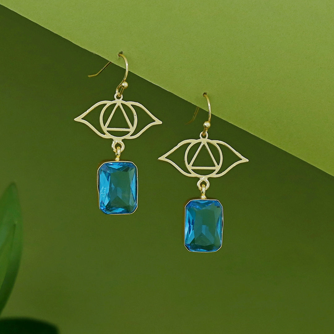 Harvi Golden Rectangle Glossy Drop