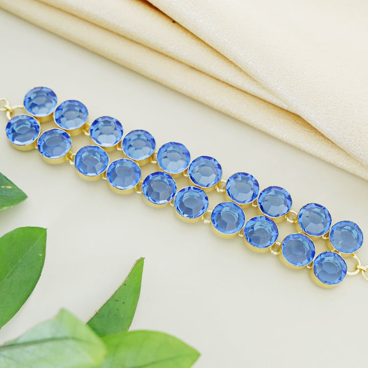 Jazlyn Glossy Stone Choker