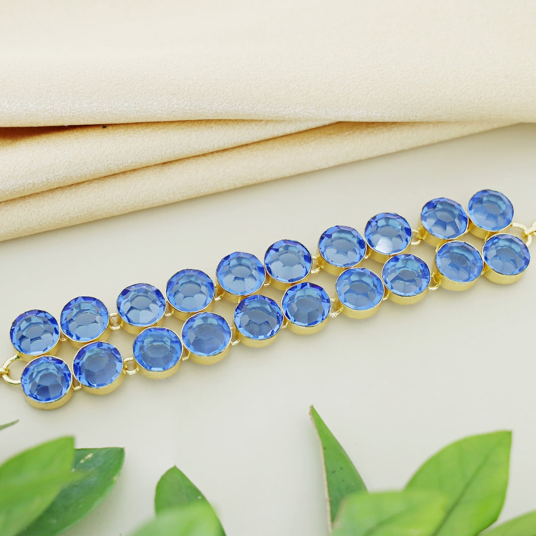 Jazlyn Glossy Stone Choker