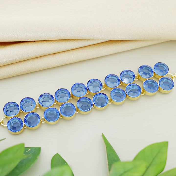 Jazlyn Glossy Stone Choker