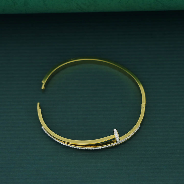 Carie Openable Nail Studded Bangle