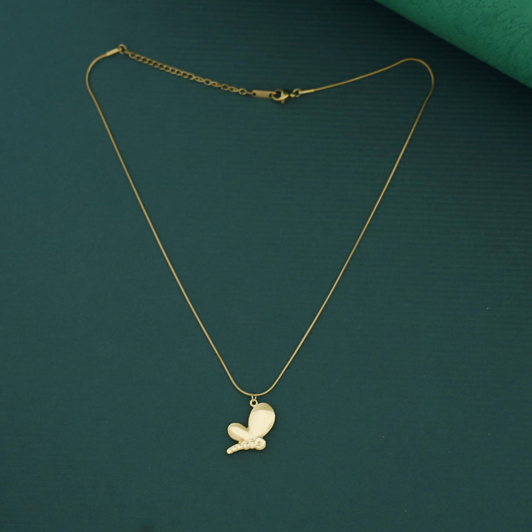 Adisson Golden Butterfly Neckpiece
