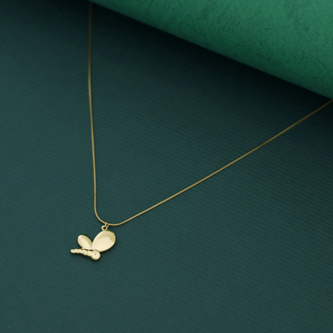 Adisson Golden Butterfly Neckpiece