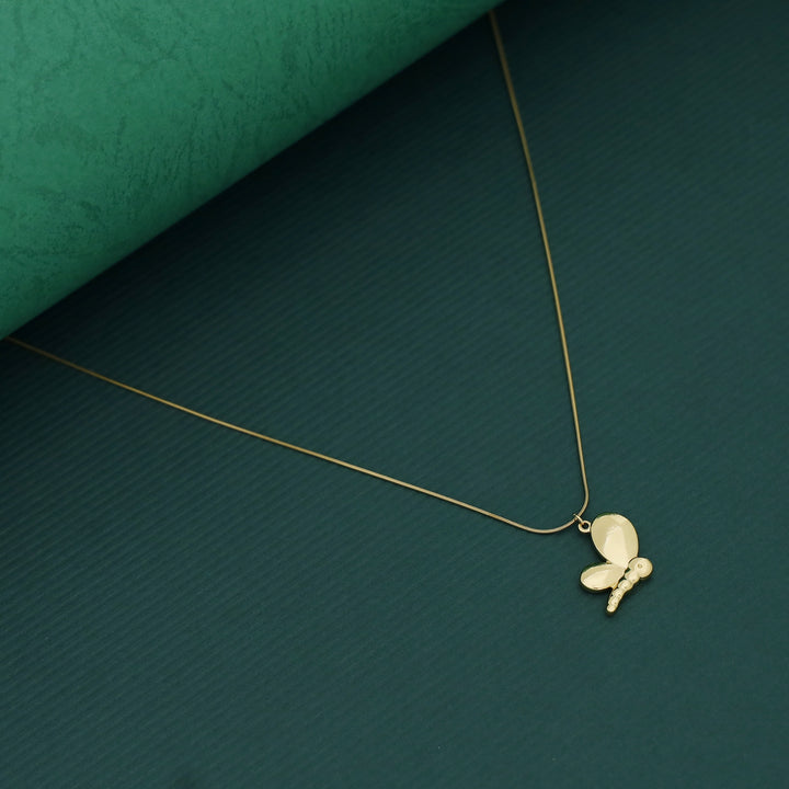 Adisson Golden Butterfly Neckpiece
