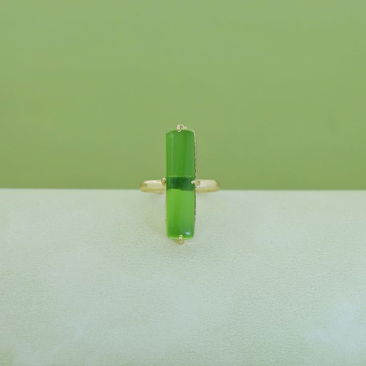 Jaarvi Glossy Rectangle Ring