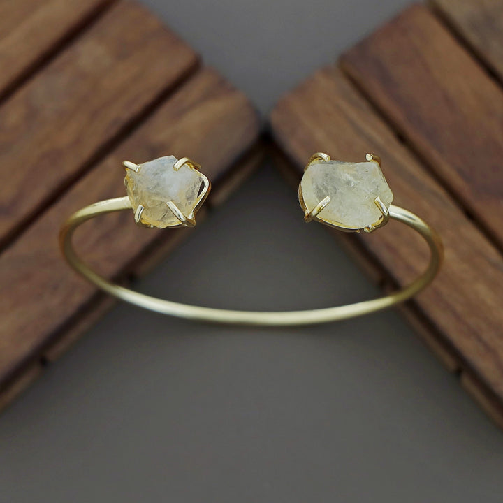Mabel Eminent Raw Stone Bracelet (Colour Option)