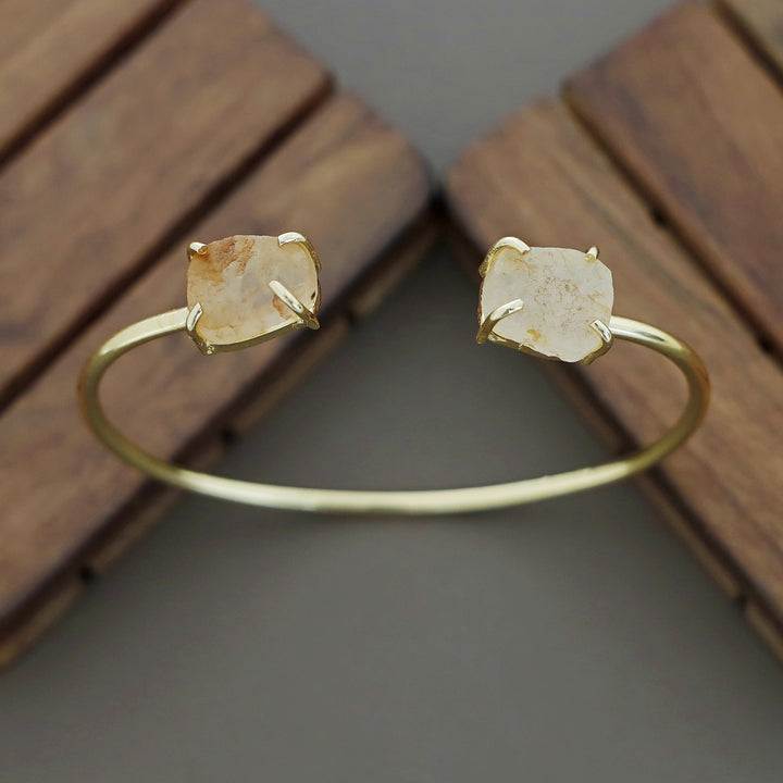Mabel Eminent Raw Stone Bracelet (Colour Option)