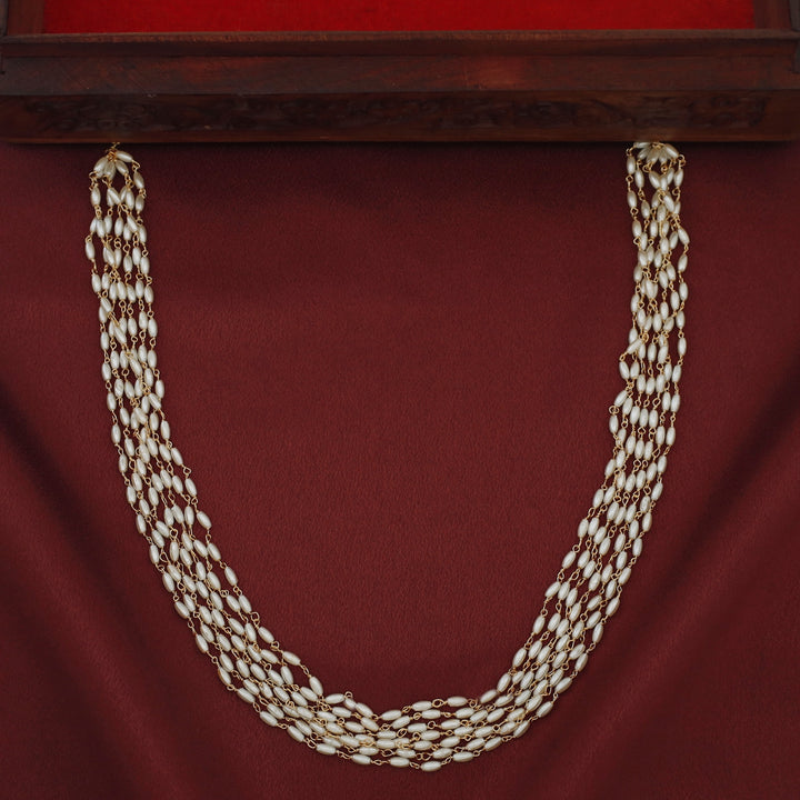 Carly Rice Pearl 7 Layer Neckpiece