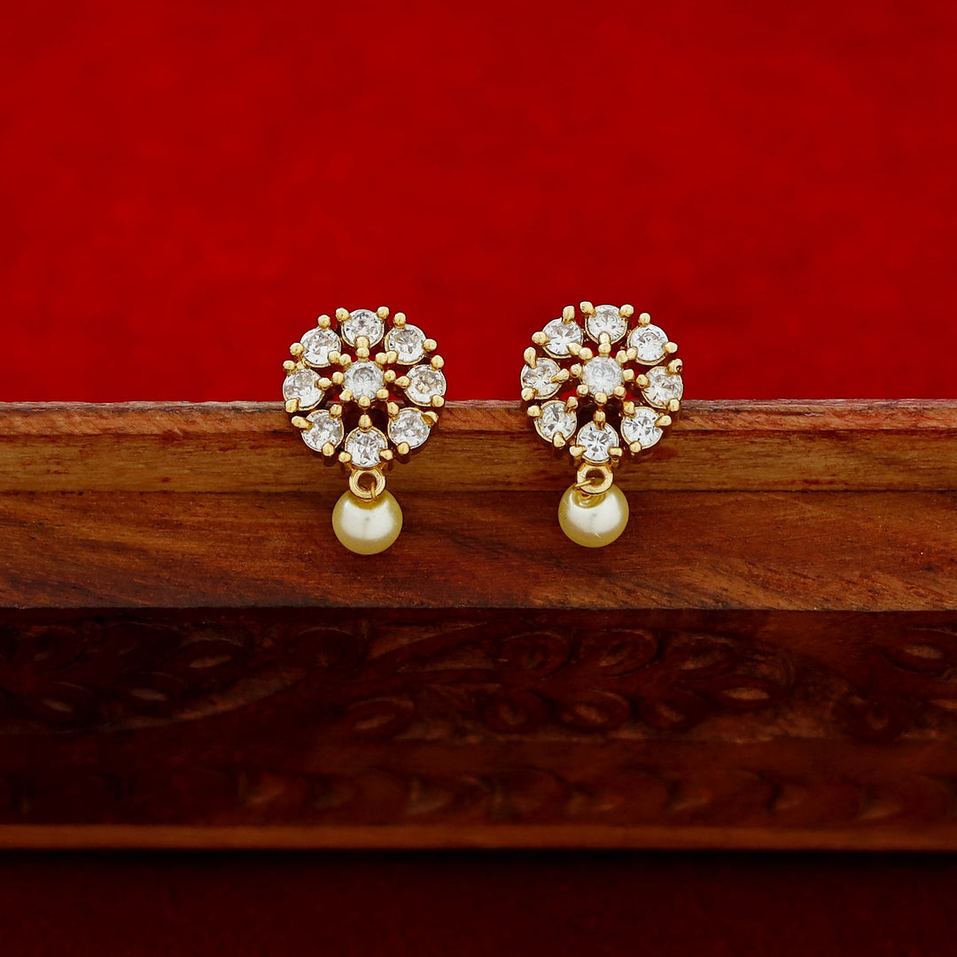 Rageswari Pearl Tetra Flower Choker With Earring