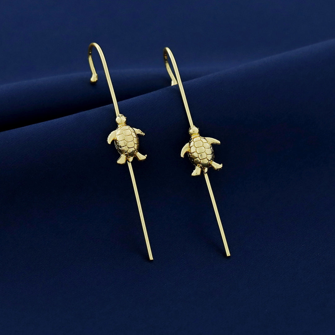 Analeia Golden Animals Ear-Cuff (Set Of 2)