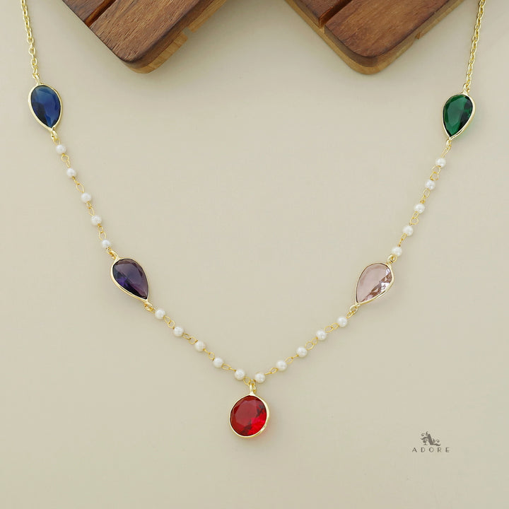 Daysha Glossy Pearl Neckpiece