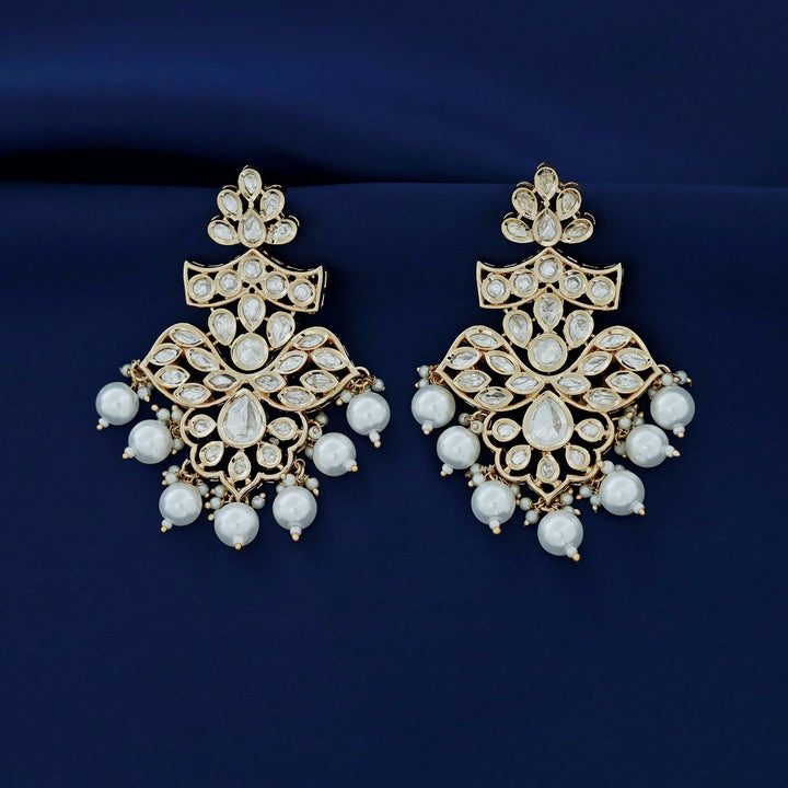 Darshana Pearl Kundan Earring