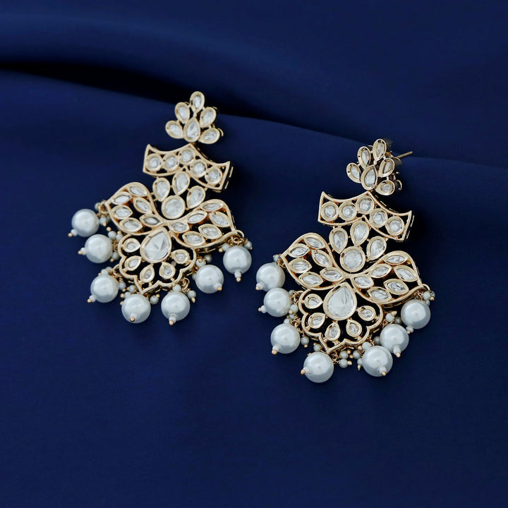 Darshana Pearl Kundan Earring