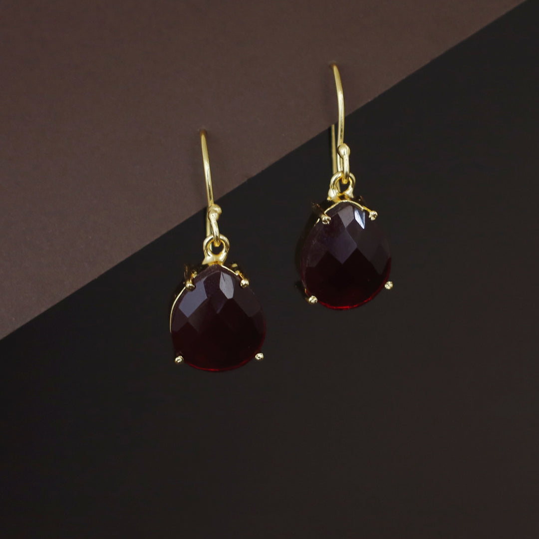 Cosima Claw Glossy Stone Drop