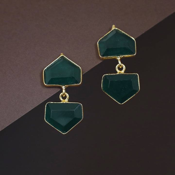 Julietta Dual Pentagon Earring