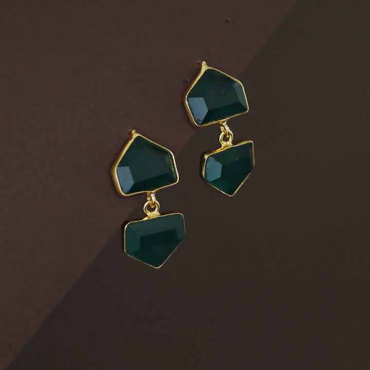 Julietta Dual Pentagon Earring