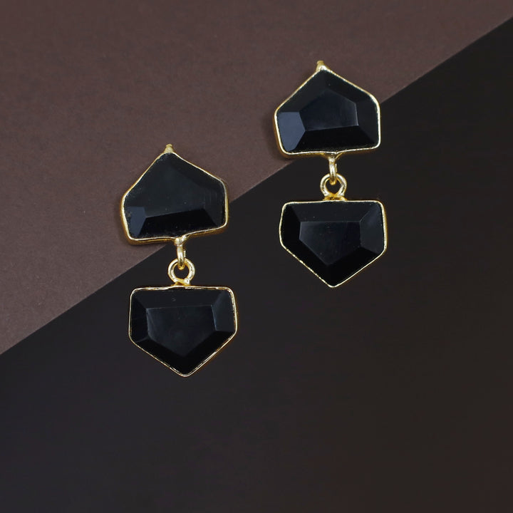 Julietta Dual Pentagon Earring
